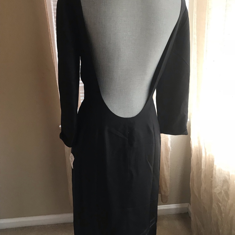 PRADA SILK BLACK DRESS